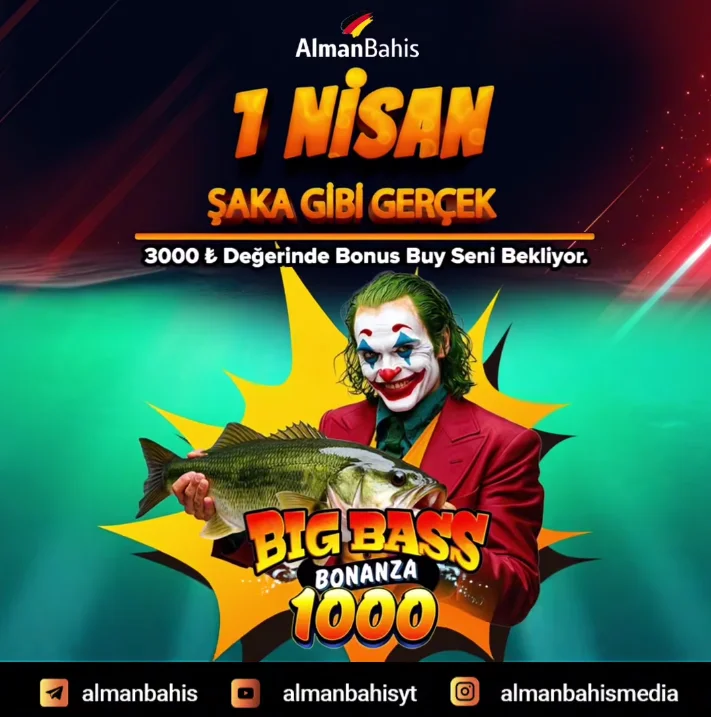 Almanbahis 1 Nisan Bonus Buy Etkinliği